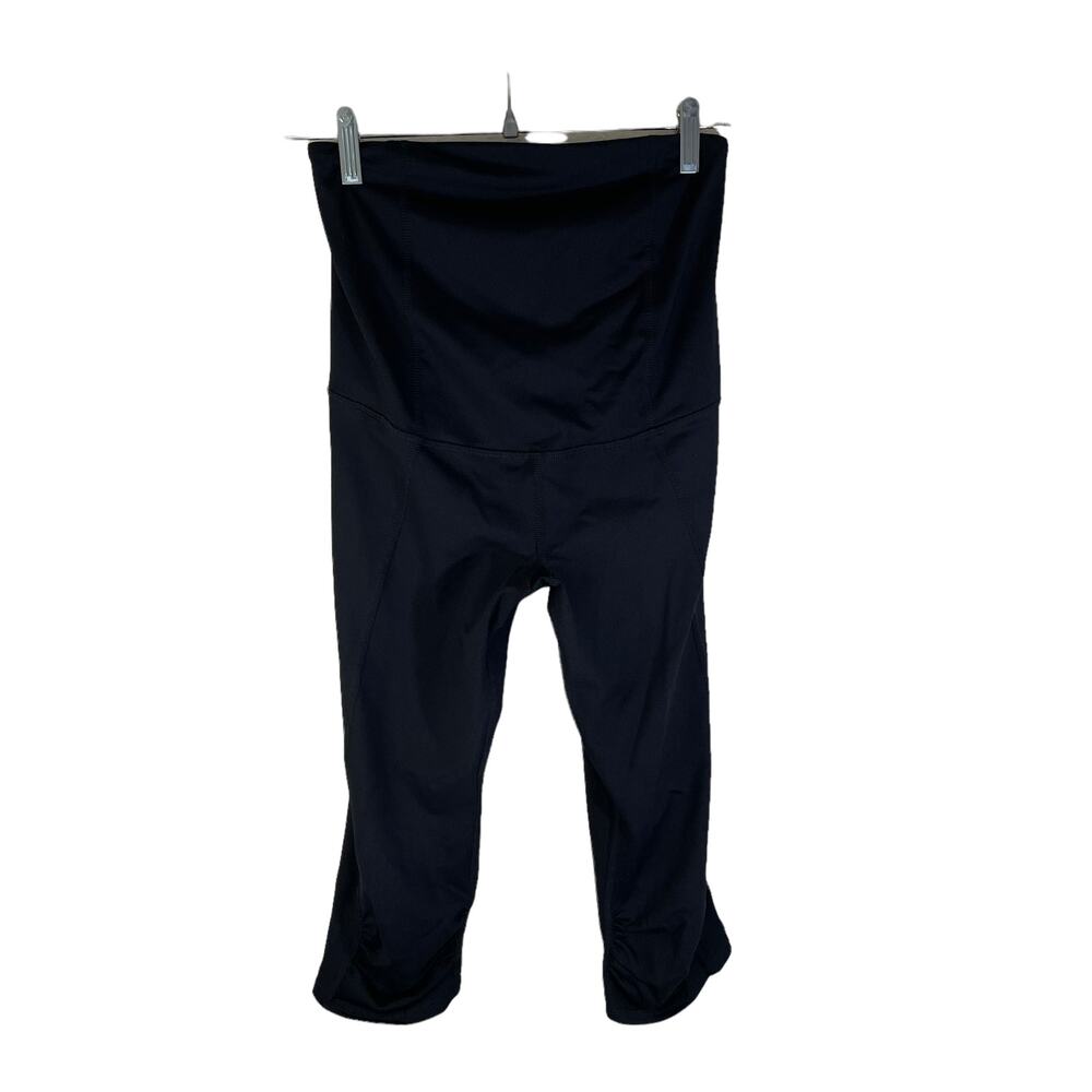 Ingrid & Isabel Maternity Over Belly Leggings Black Small Pregnancy Stretch Soft